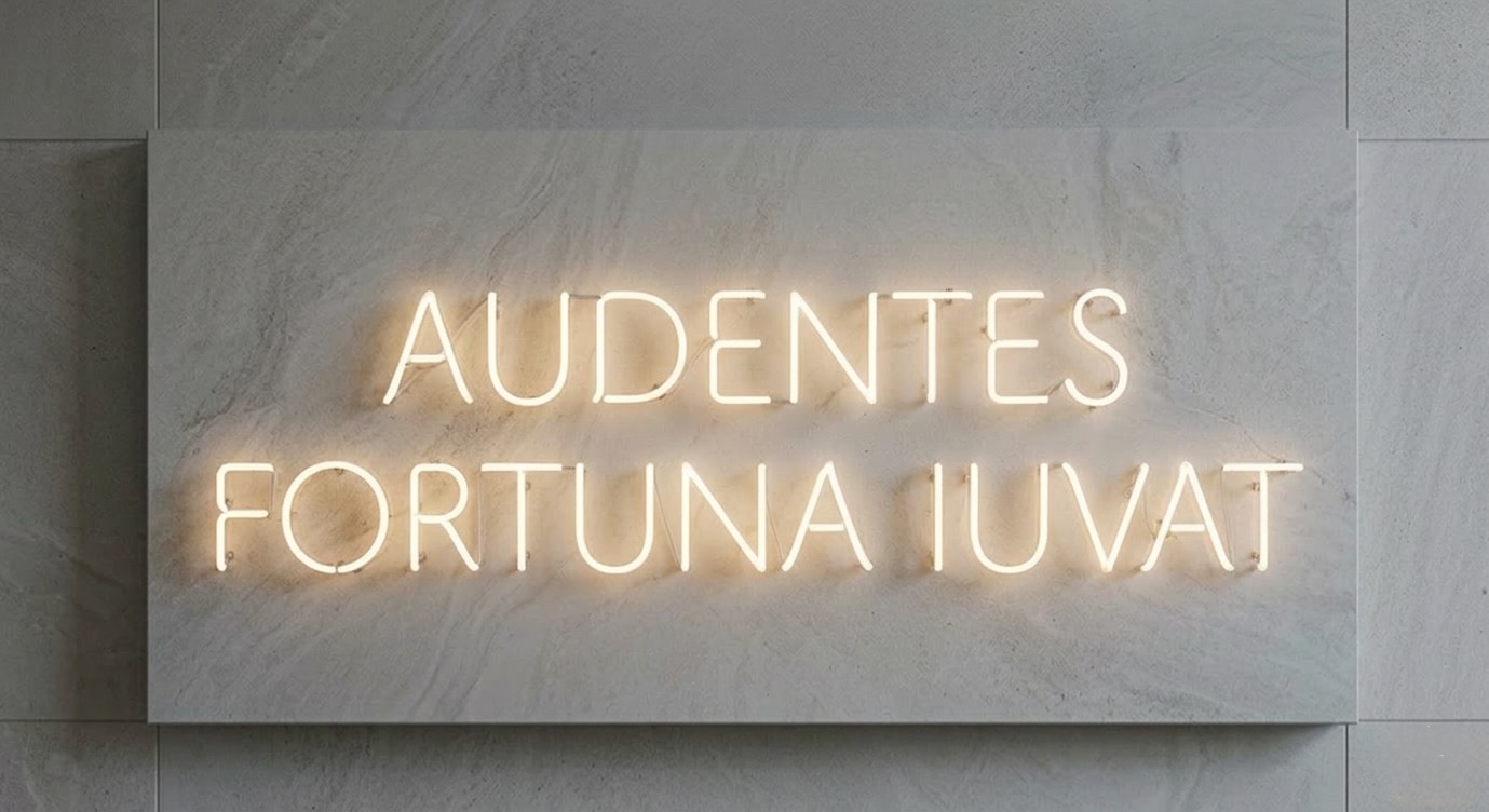 Audentes Fortuna Iuvat — Fortune favors the bold