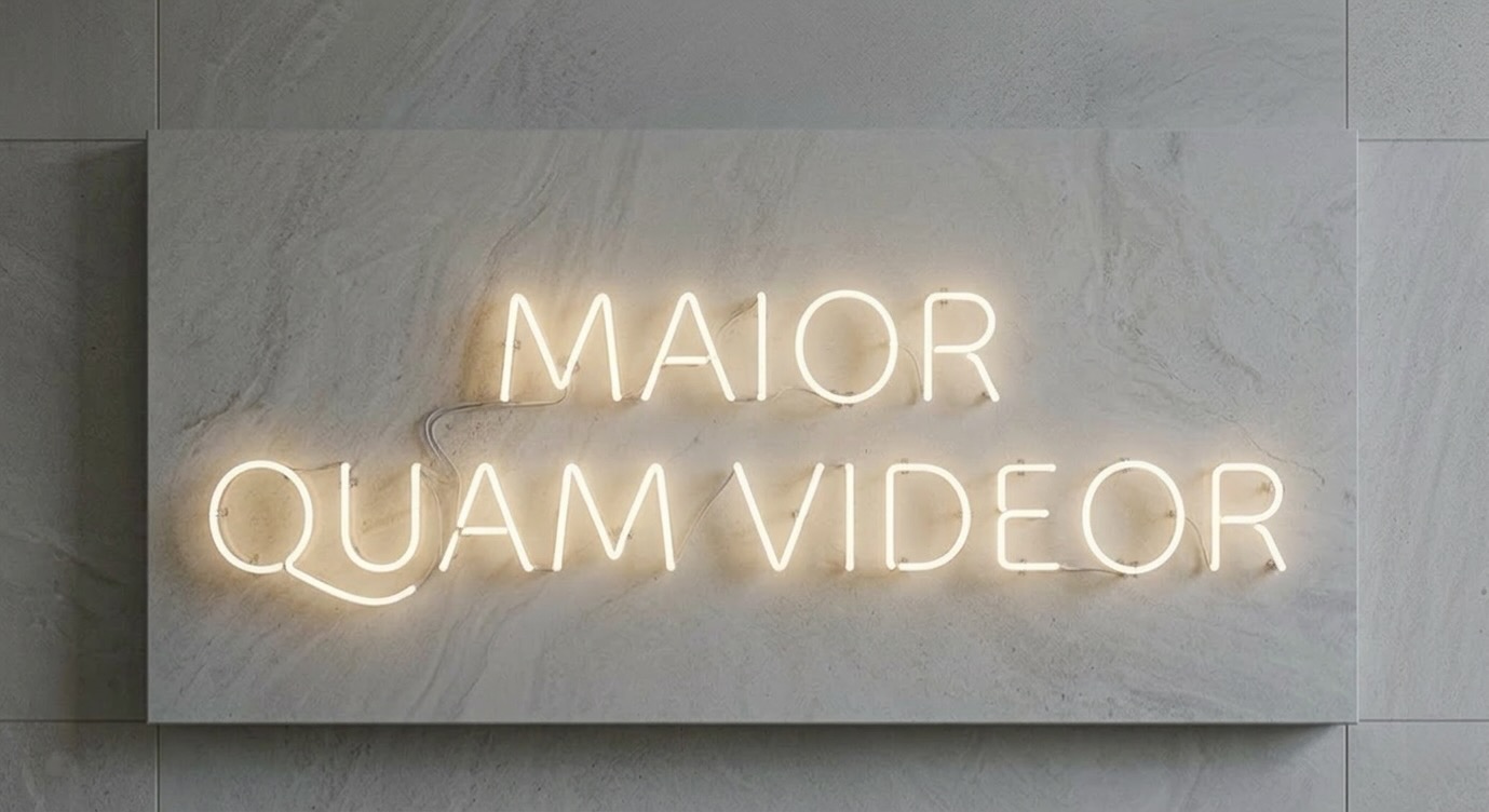 Maior Quam Videor — Greater than I appear